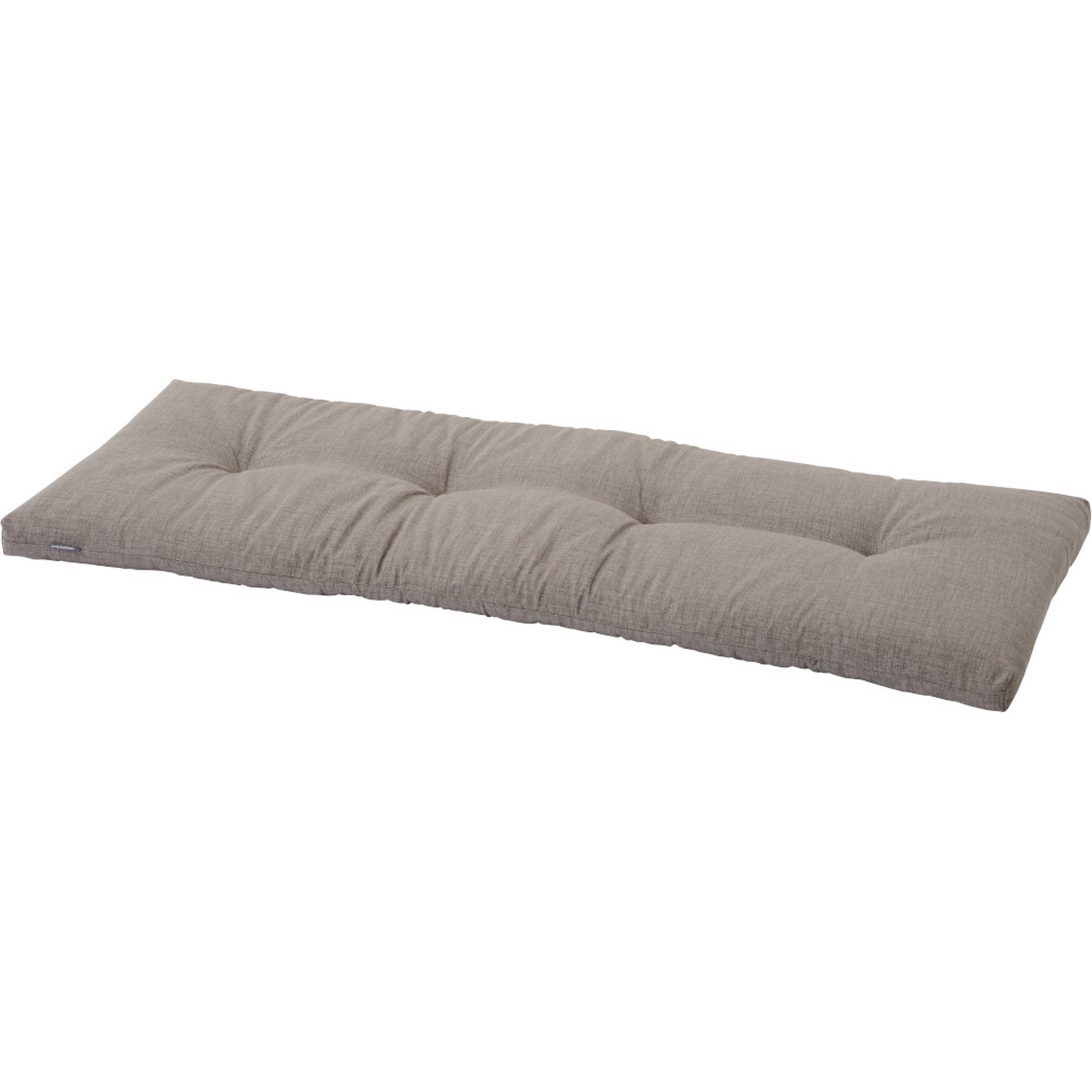 Bankauflage 'Comfort' taupe 110 x 44 x 6 cm