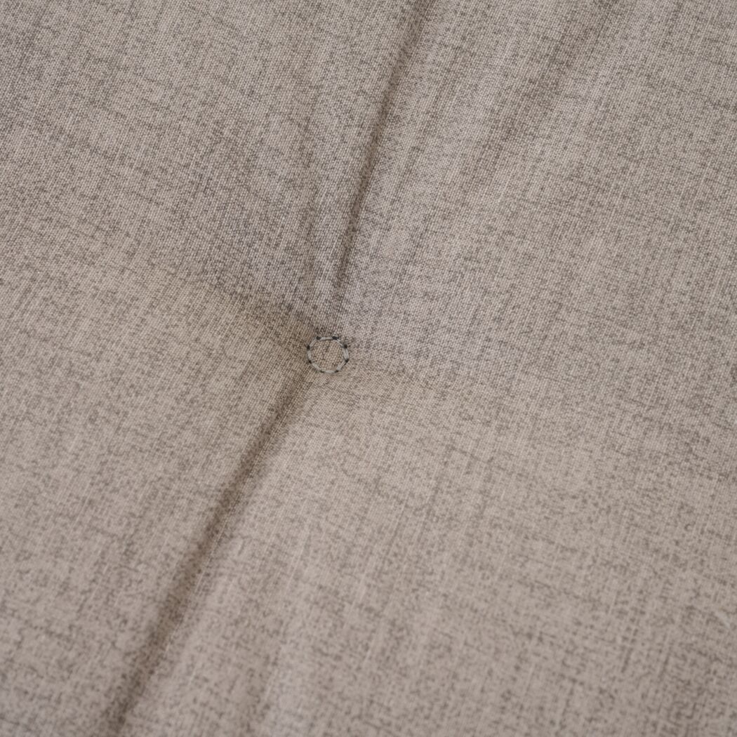 Bankauflage 'Comfort' taupe 110 x 44 x 6 cm