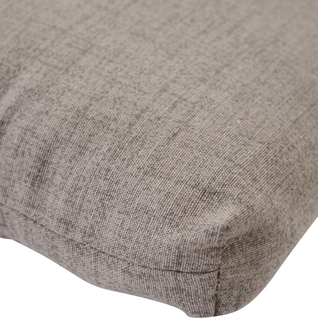 Bankauflage 'Comfort' taupe 110 x 44 x 6 cm