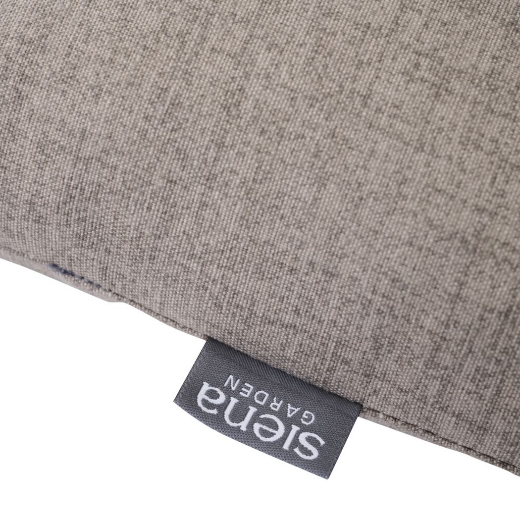 Bankauflage 'Comfort' taupe 110 x 44 x 6 cm