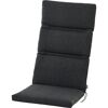 Hochlehner-Auflage 'Comfort' anthrazit 48 x 120 x 6 cm