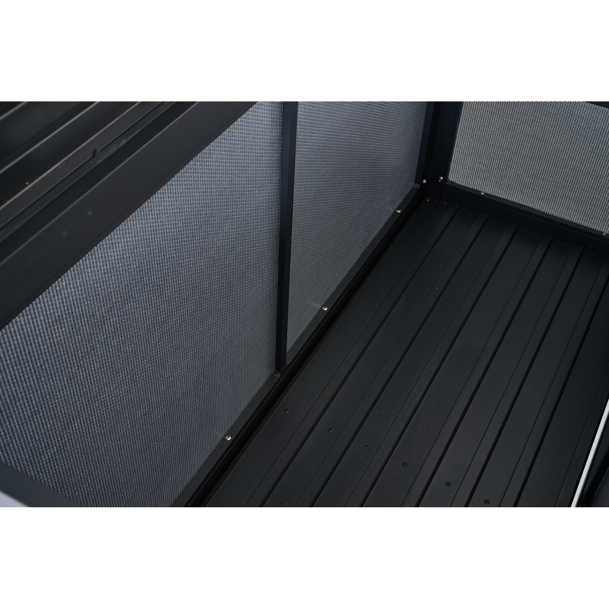 Kissenbox 'Sabano' anthrazit 76 x 75 x 135,5  cm