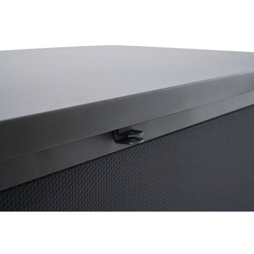 Kissenbox 'Sabano' Aluminium anthrazit 135,5 x 75 x 76 cm