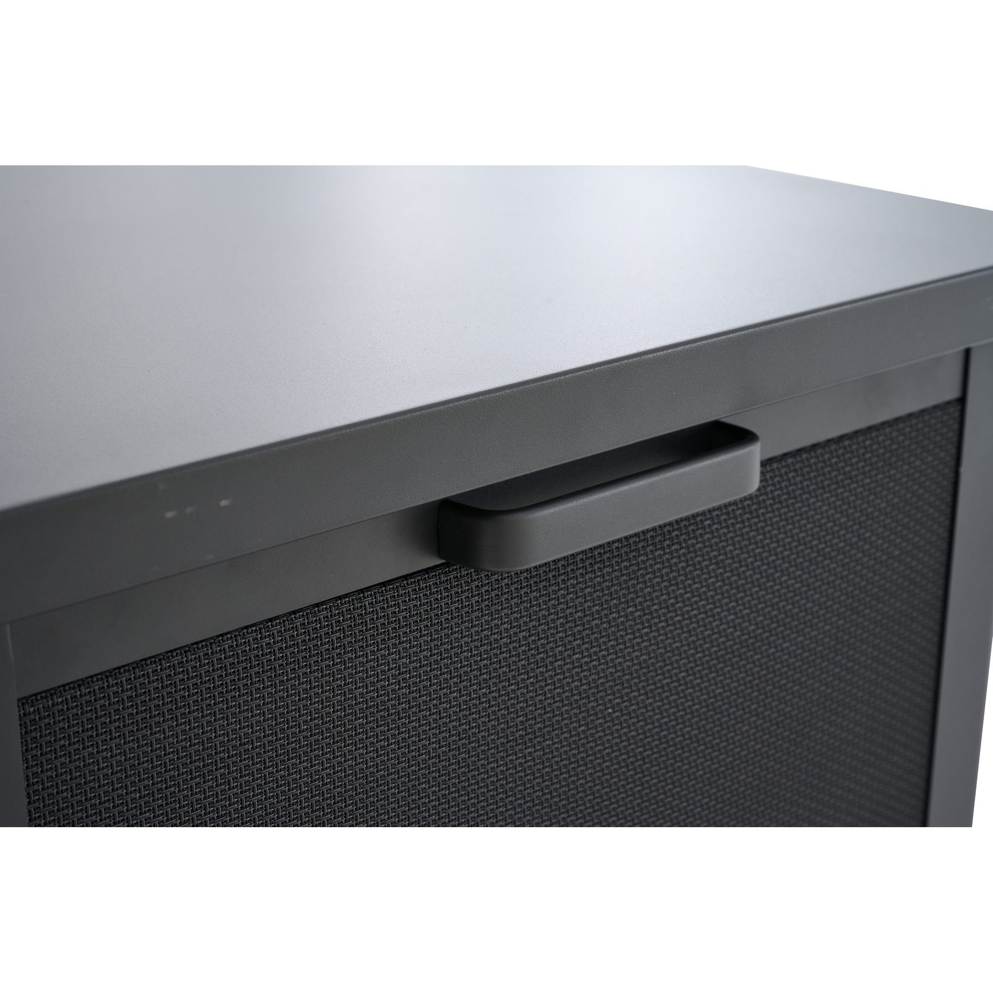 Kissenbox 'Sabano' anthrazit 76 x 75 x 135,5  cm