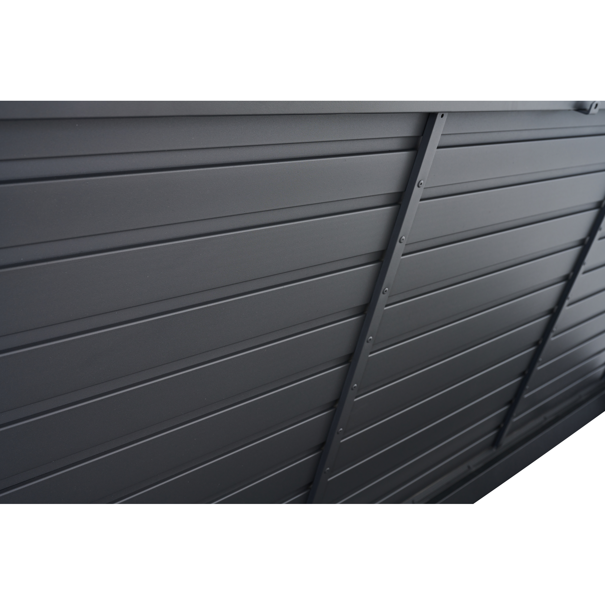 Kissenbox 'Sabano' Aluminium anthrazit 181 x 82 x 75 cm