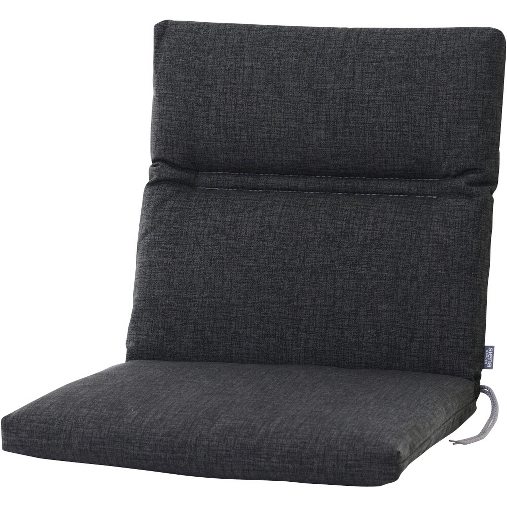 Sesselauflage 'Comfort' anthrazit 48 x 96 x 6 cm