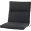 Sesselauflage 'Comfort' anthrazit 48 x 96 x 6 cm