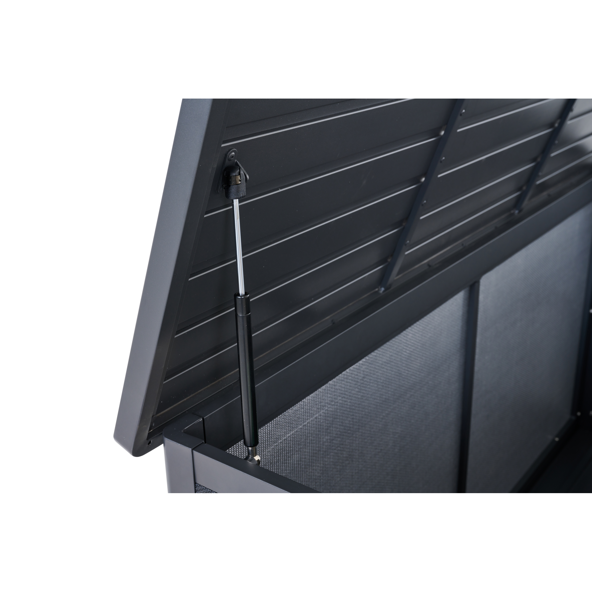 Kissenbox 'Sabano' Aluminium anthrazit 159 x 84 x 83 cm