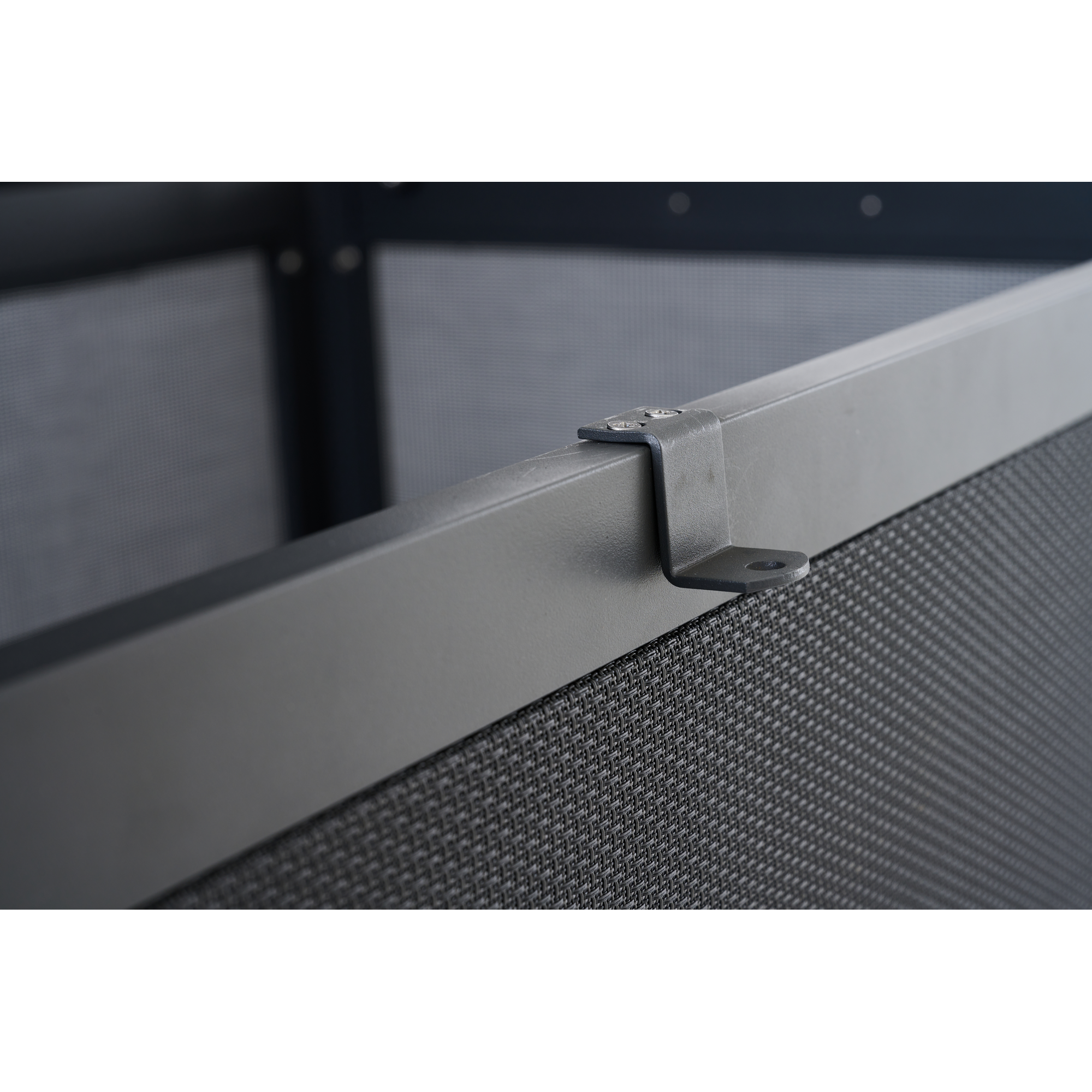 Kissenbox 'Sabano' Aluminium anthrazit 159 x 84 x 83 cm