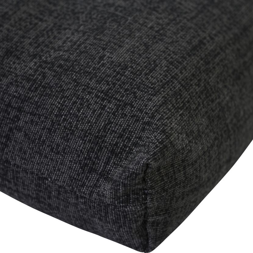 Bankauflage 'Comfort' anthrazit 140 x 44 x 6 cm