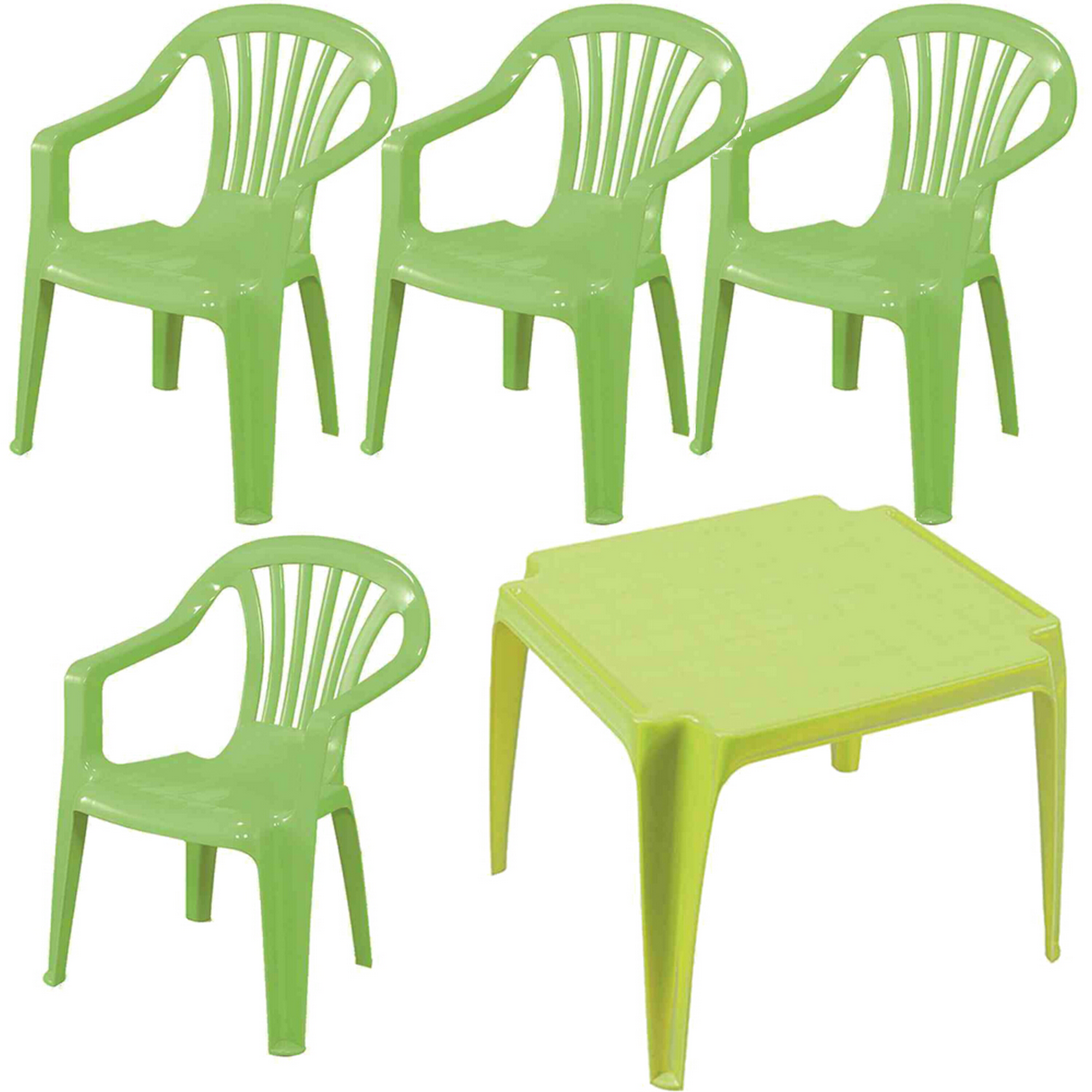 Gartenmöbel-Set für Kinder 'Progarden' grün 5-teilig