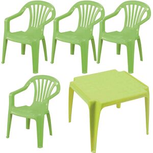 Gartenmöbel-Set für Kinder 'Progarden' grün 5-teilig