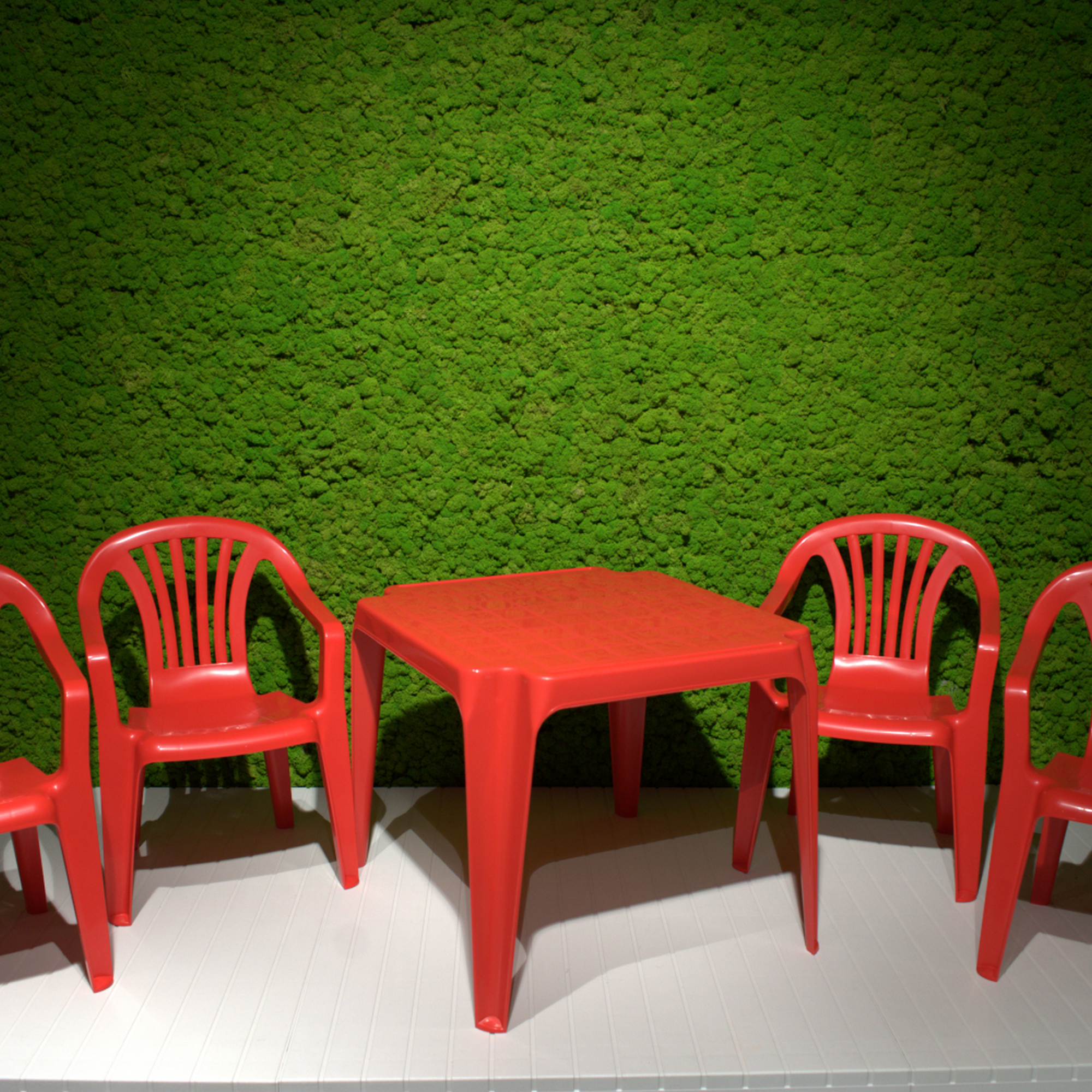 Gartenmöbel-Set für Kinder 'Progarden' rot 5-teilig