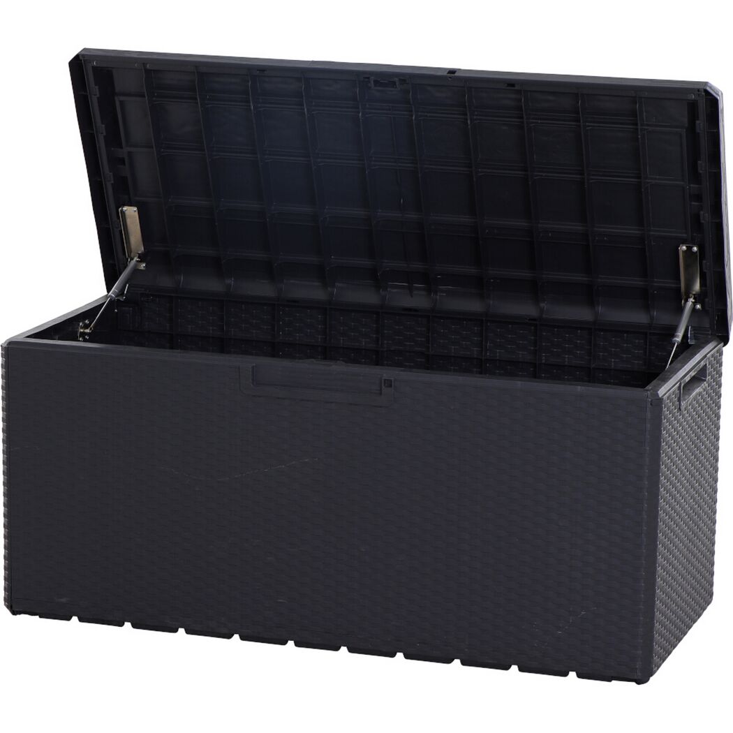 Kissenbox 'Portonovo' Kunststoff anthrazit 123,7 x 61 x 58,7 cm