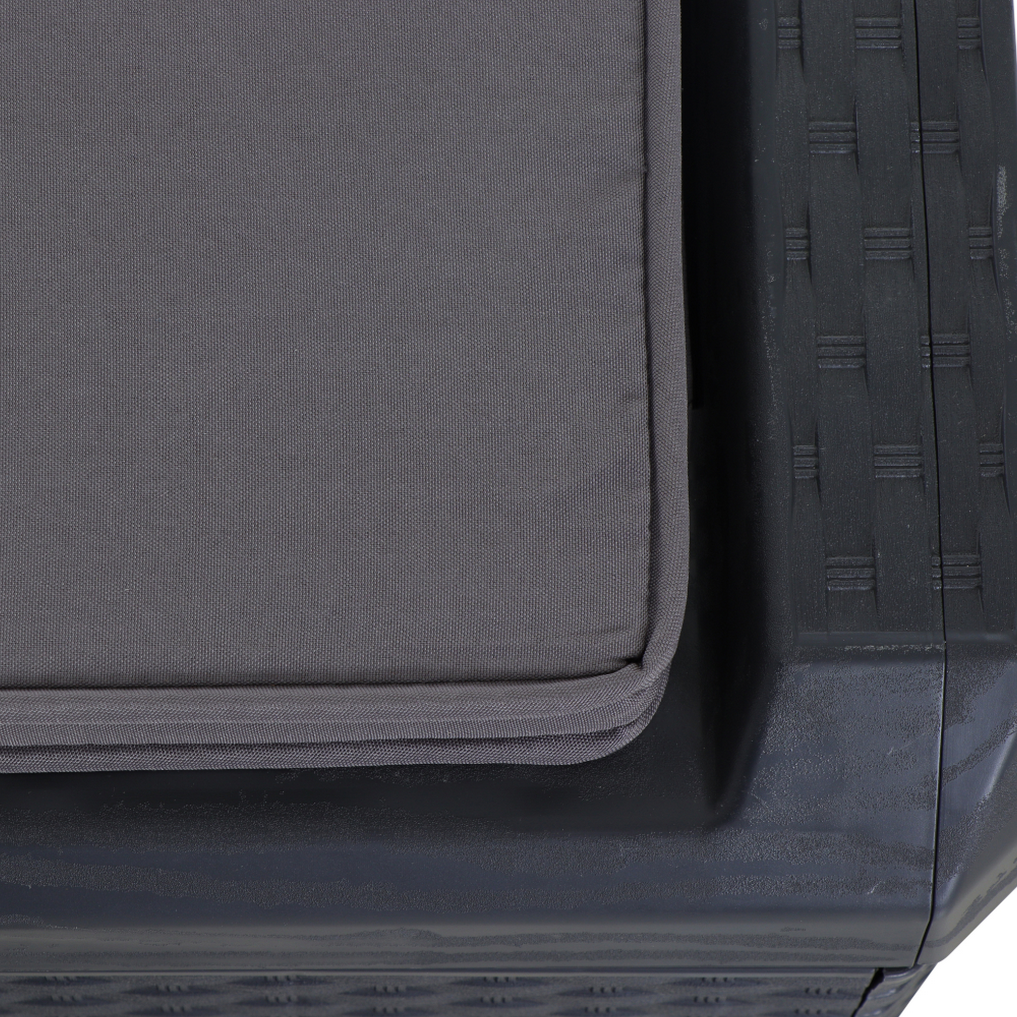 Kissenbox 'Portonovo' anthrazit 61 x 58,7 x 123,7  cm