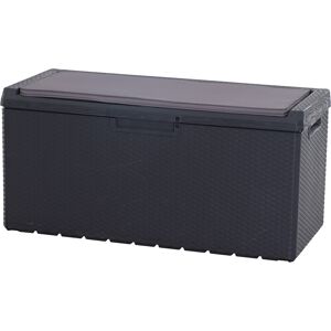 Kissenbox 'Portonovo' anthrazit 61 x 58,7 x 123,7 cm
