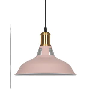 Pendelleuchte 'Eliana' Metall rosa Ø 27 cm