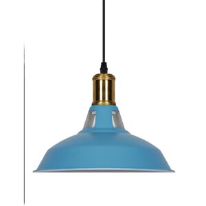 Pendelleuchte 'Eliana' Metall blau Ø 27 cm