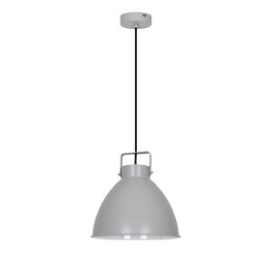 Pendelleuchte 'Annika' Metall hellgrau Ø 25 cm