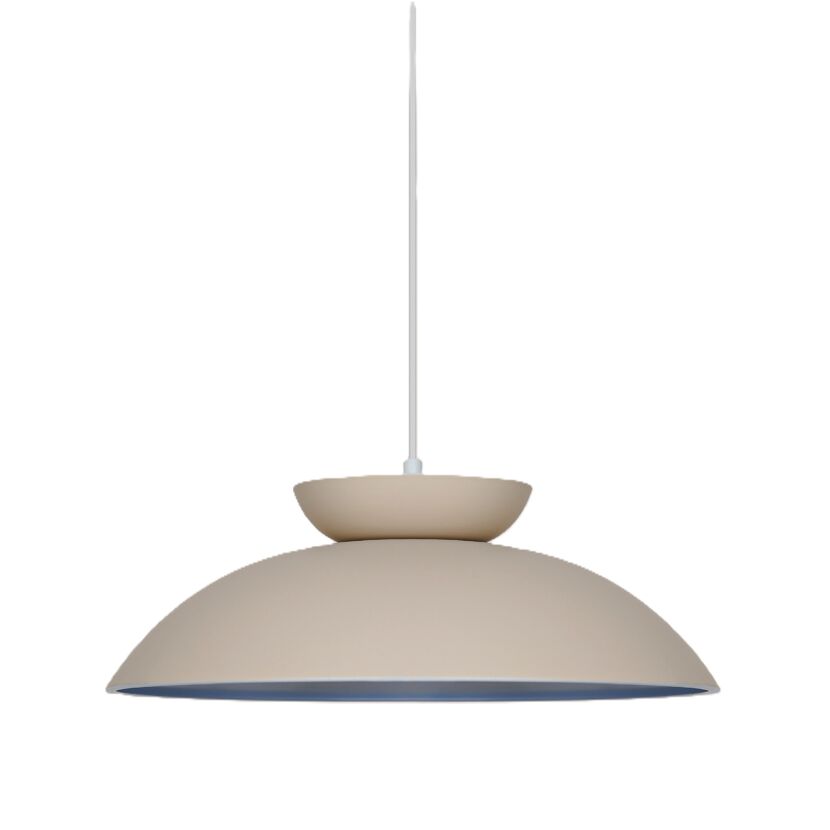 Pendelleuchte 'Pia' Metall beige Ø 36 cm