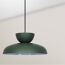 Pendelleuchte 'Pia' Metall grün Ø 29 cm