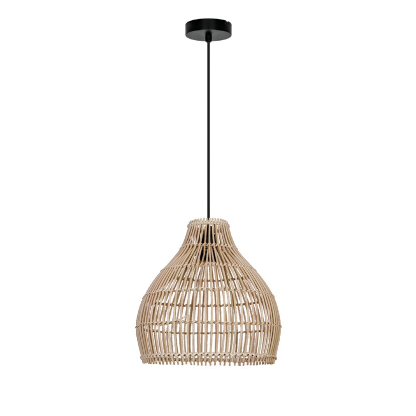 Pendelleuchte 'Lina' Rattan Ø 30 cm