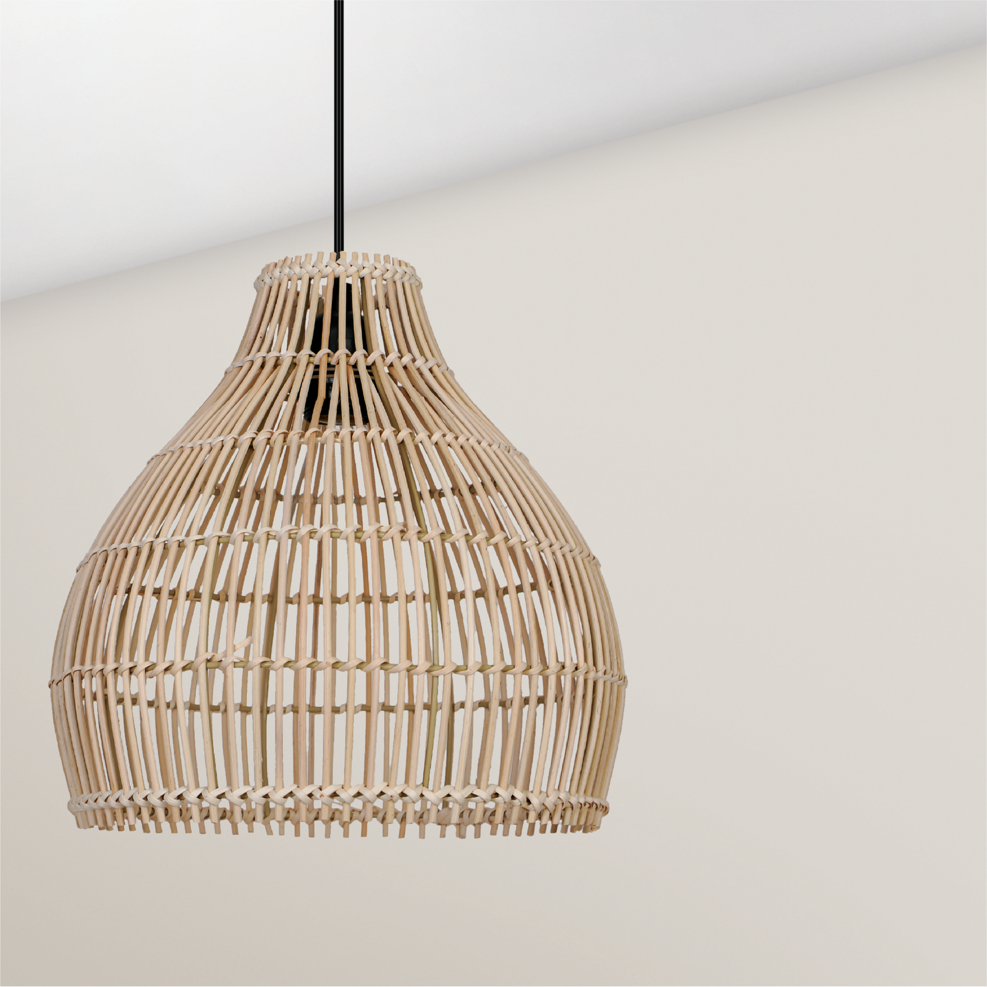 Pendelleuchte 'Lina' Rattan Ø 30 cm
