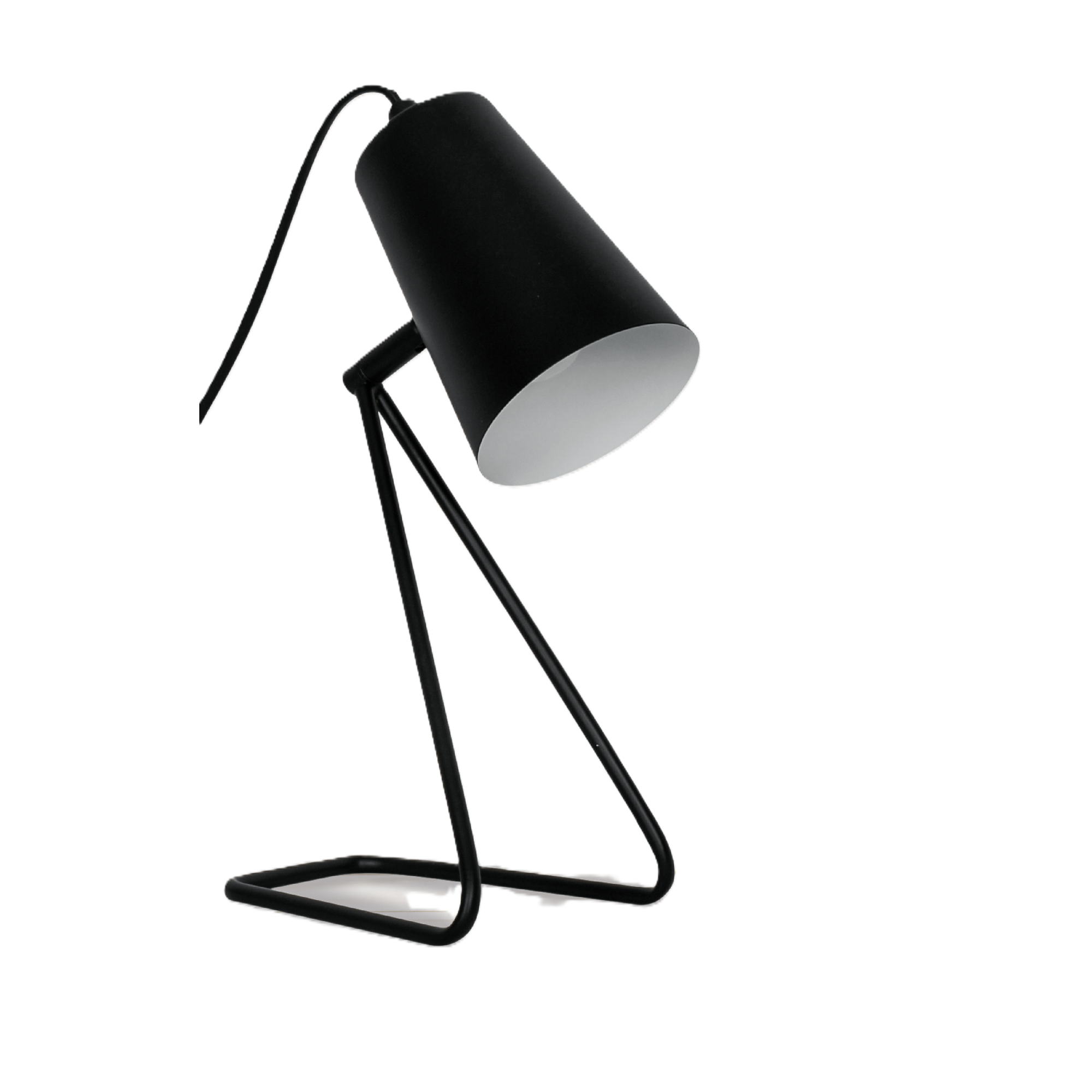 Tischleuchte 'Malte' schwarz E14, 31 cm