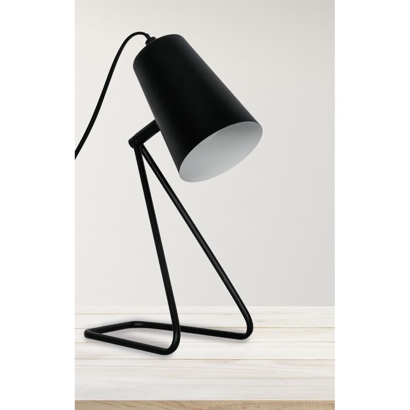 Tischleuchte 'Malte' schwarz E14, 31 cm