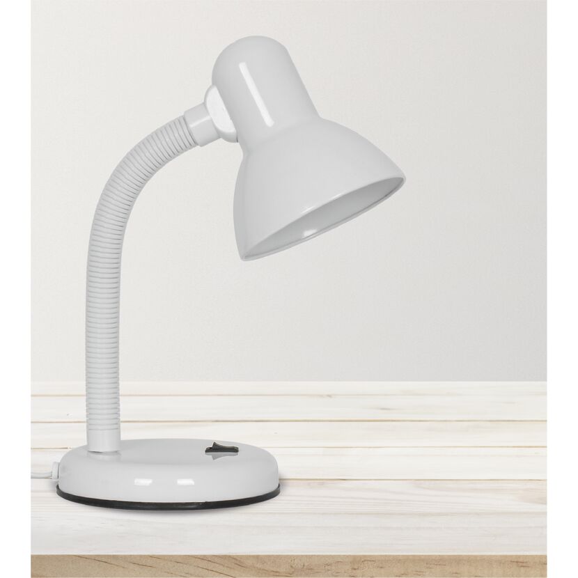 Tischleuchte 'Till' weiß E27, 30 cm