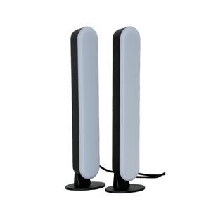 LED-Gaming-Leuchten 26,5 cm mit USB-Anschluss und Fernbedienung, 2 Stück