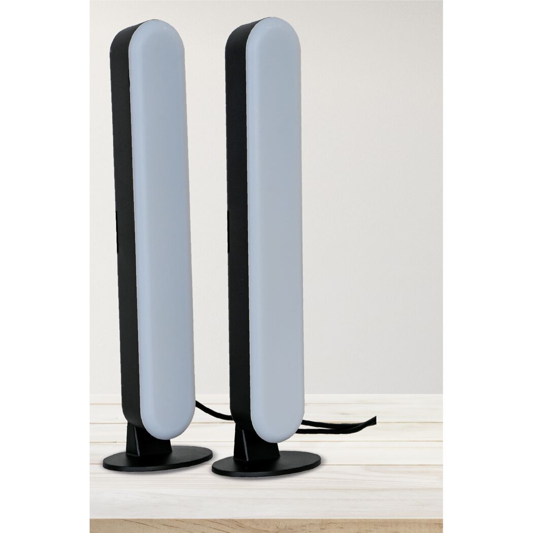 LED-Stehlampenset 2,8 W Farbwechsler 7,5 x 26,5 x 5 cm