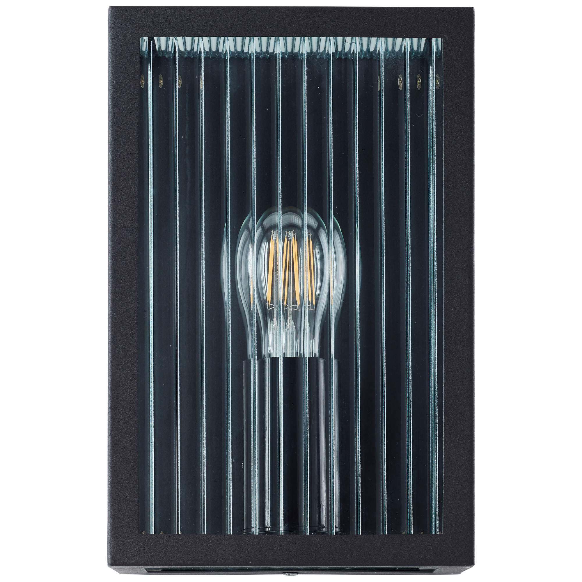 Außenwandleuchte 'Getta' schwarz 17 x 26 x 10 cm