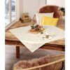 Mitteldecke 'Stellato' champagner 80 x 80 cm