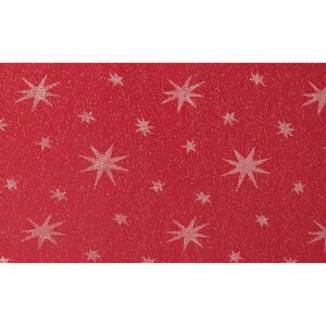 Mitteldecke 'Stellato' rot 80 x 80 cm