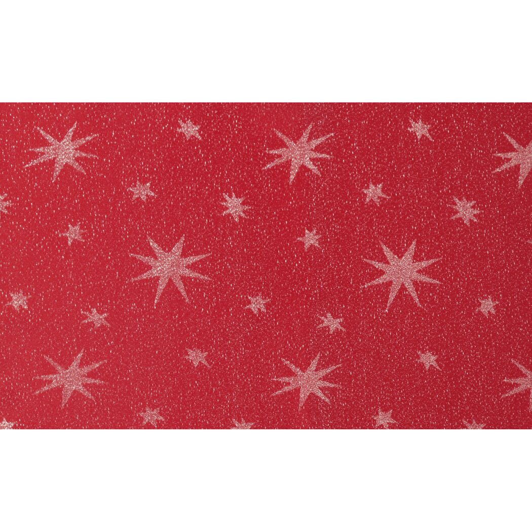Tischdecke 'Stellato' rot 160 x 130 cm