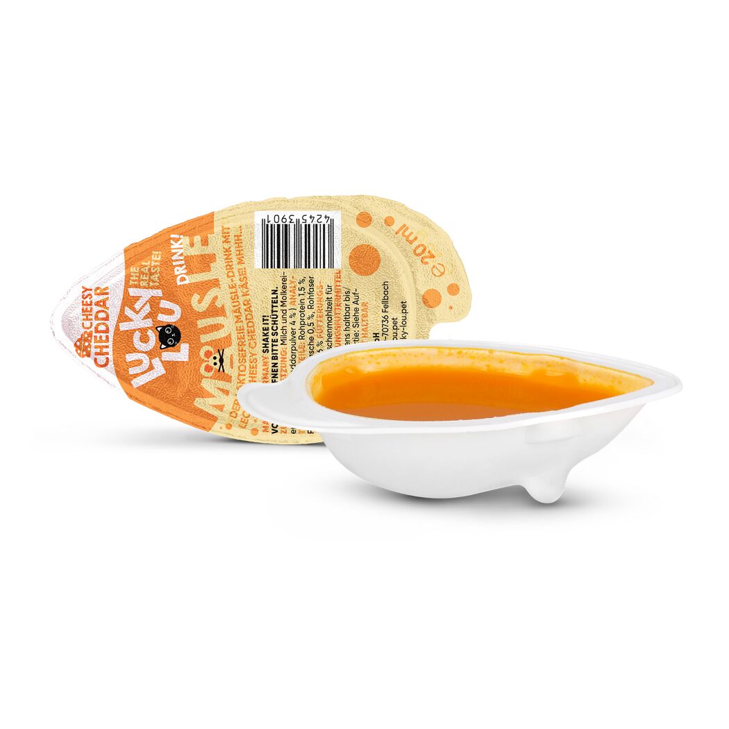 Katzenfutter Mäusle Drink-Snack Cheddar
