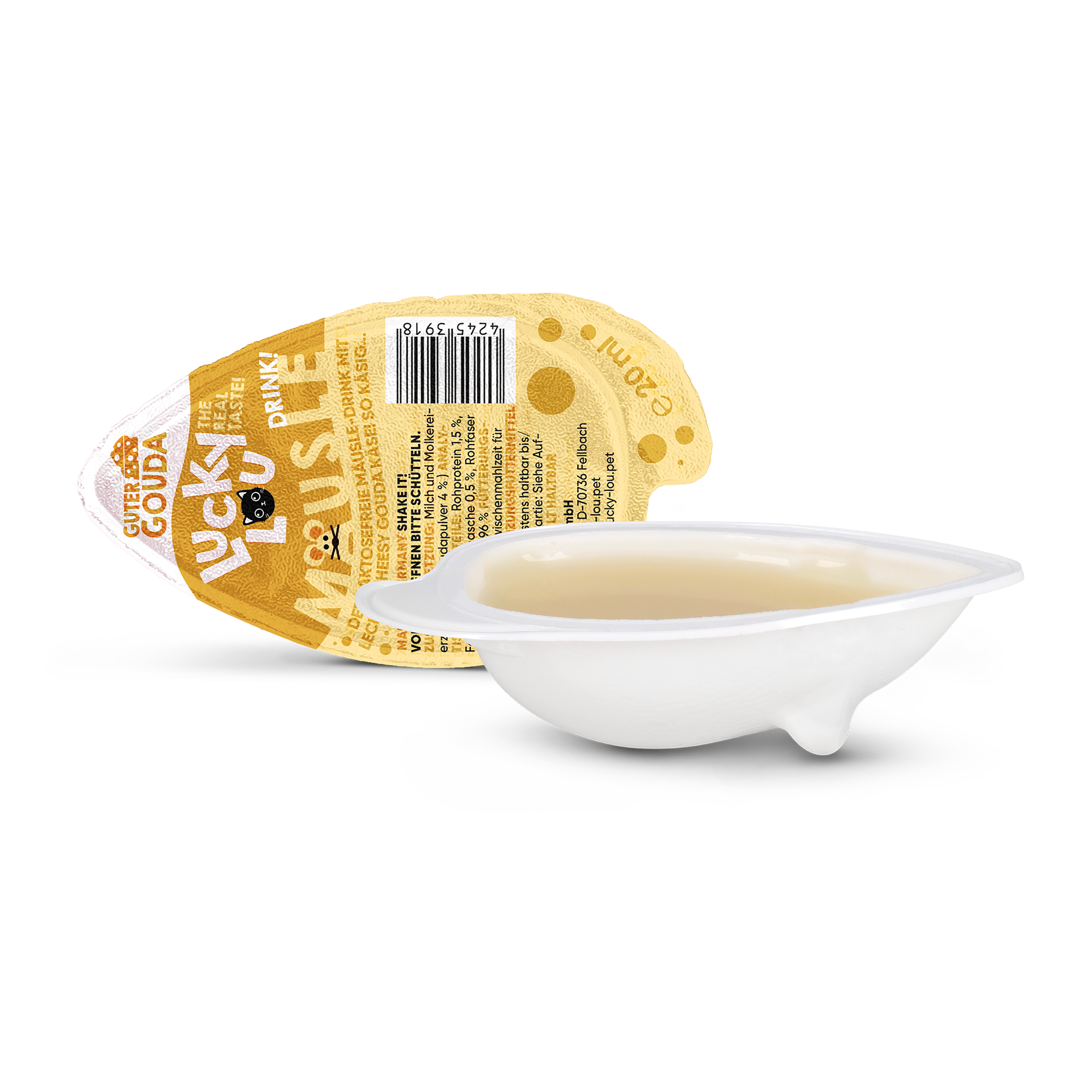 Katzenfutter Mäusle Drink-Snack Gouda