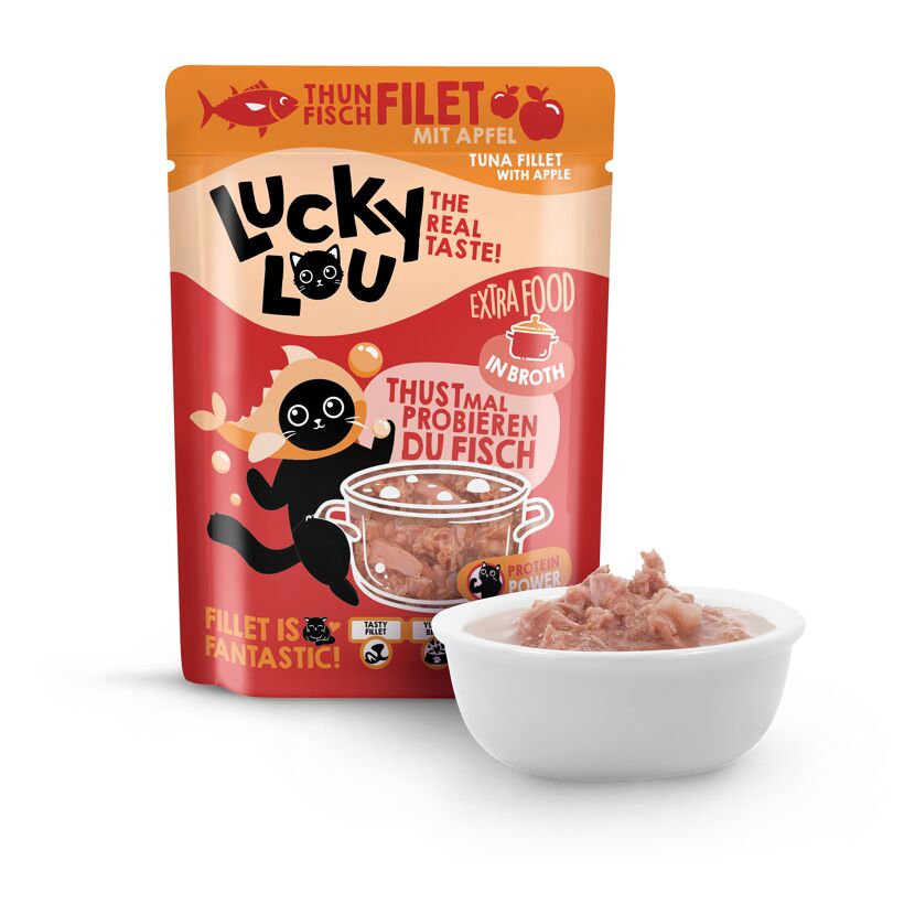 Katzenfutter Thunfisch Apfel in Broth 70 g