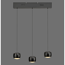 LED-Pendelleuchte 'Ballini' 3-flammig 60 x 220 cm