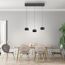 LED-Pendelleuchte 'Ballini' 3-flammig 60 x 220 cm