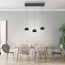 LED-Pendelleuchte 'Ballini' 3-flammig 60 x 220 cm