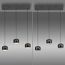 LED-Pendelleuchte 'Ballini' 3-flammig 60 x 220 cm