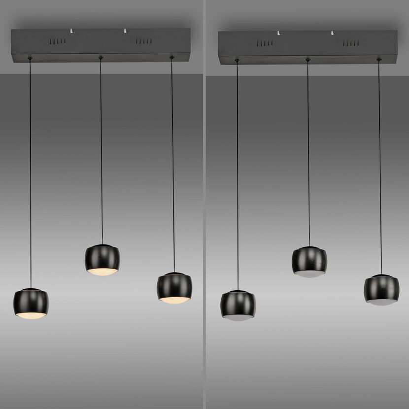 LED-Pendelleuchte 'Ballini' 3-flammig 60 x 220 cm