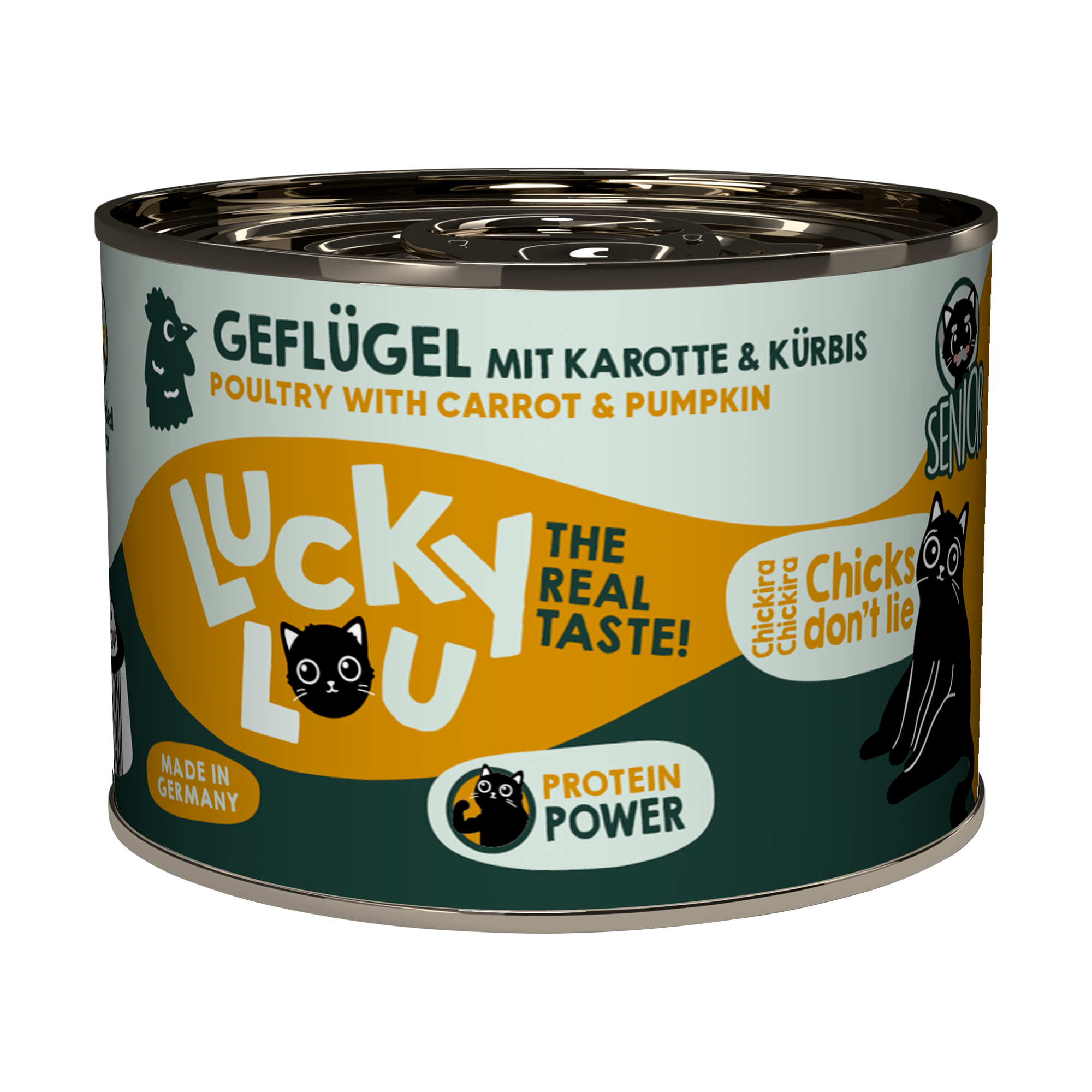 Katzenfutter Senior Geflügel 200 g