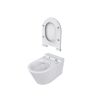 Dusch-WC  spülrandlos 'Tokio' inklusive WC-Sitz weiß