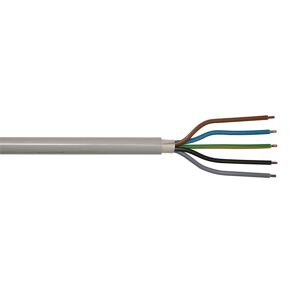 Feuchtraumkabel NYM-J 5 x 4 mm² grau, 25 m