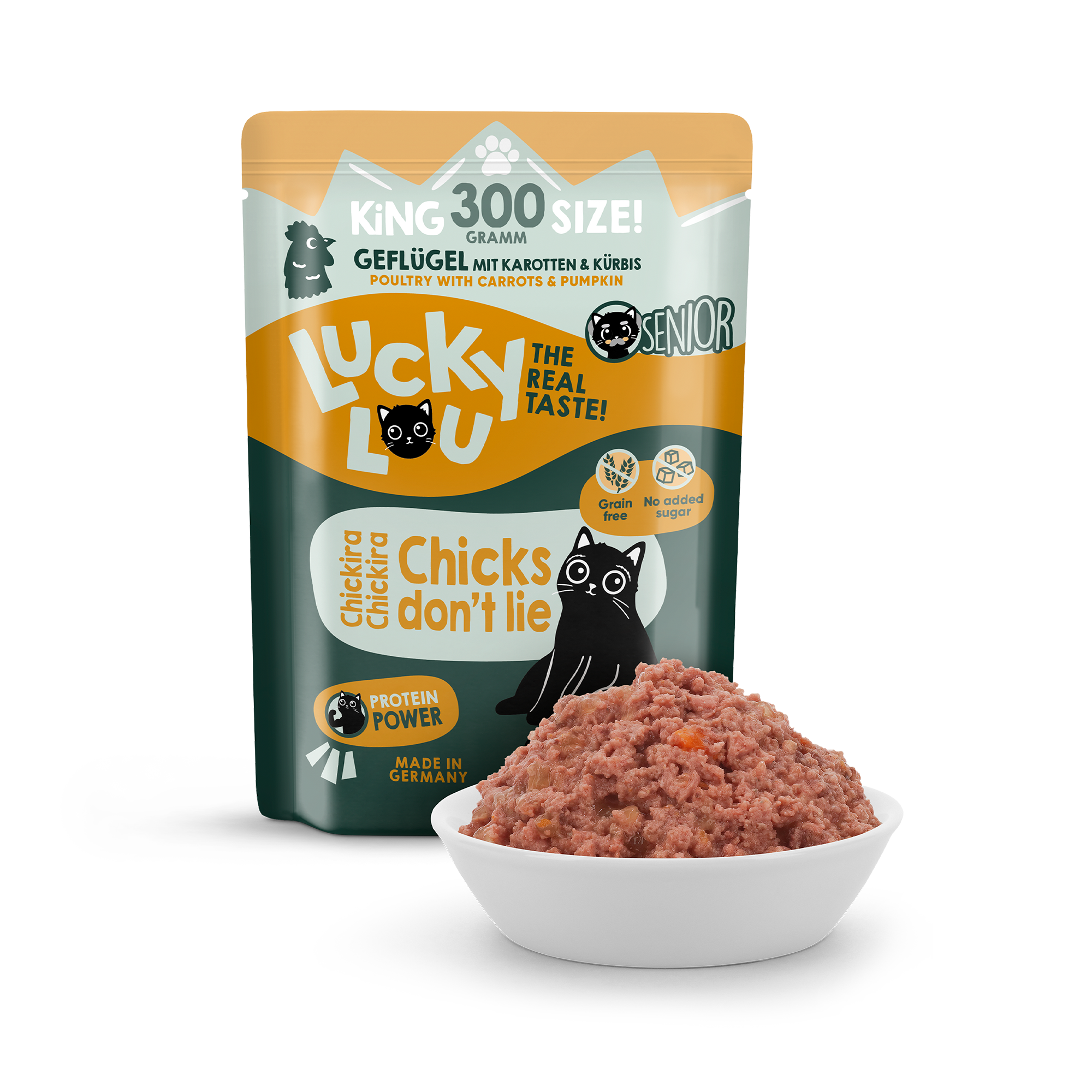 Katzenfutter Senior Geflügel 300 g