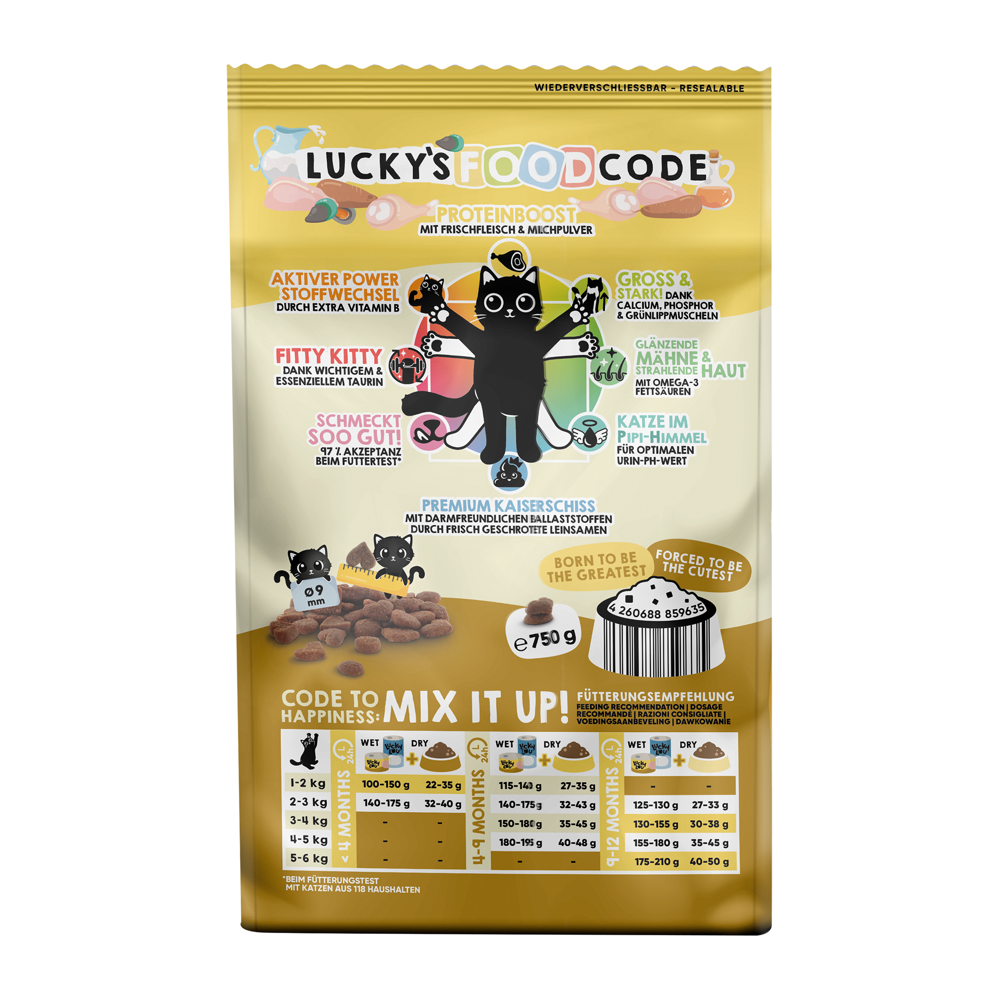 Katzenfutter Kitten Geflügel & Huhn 750 g