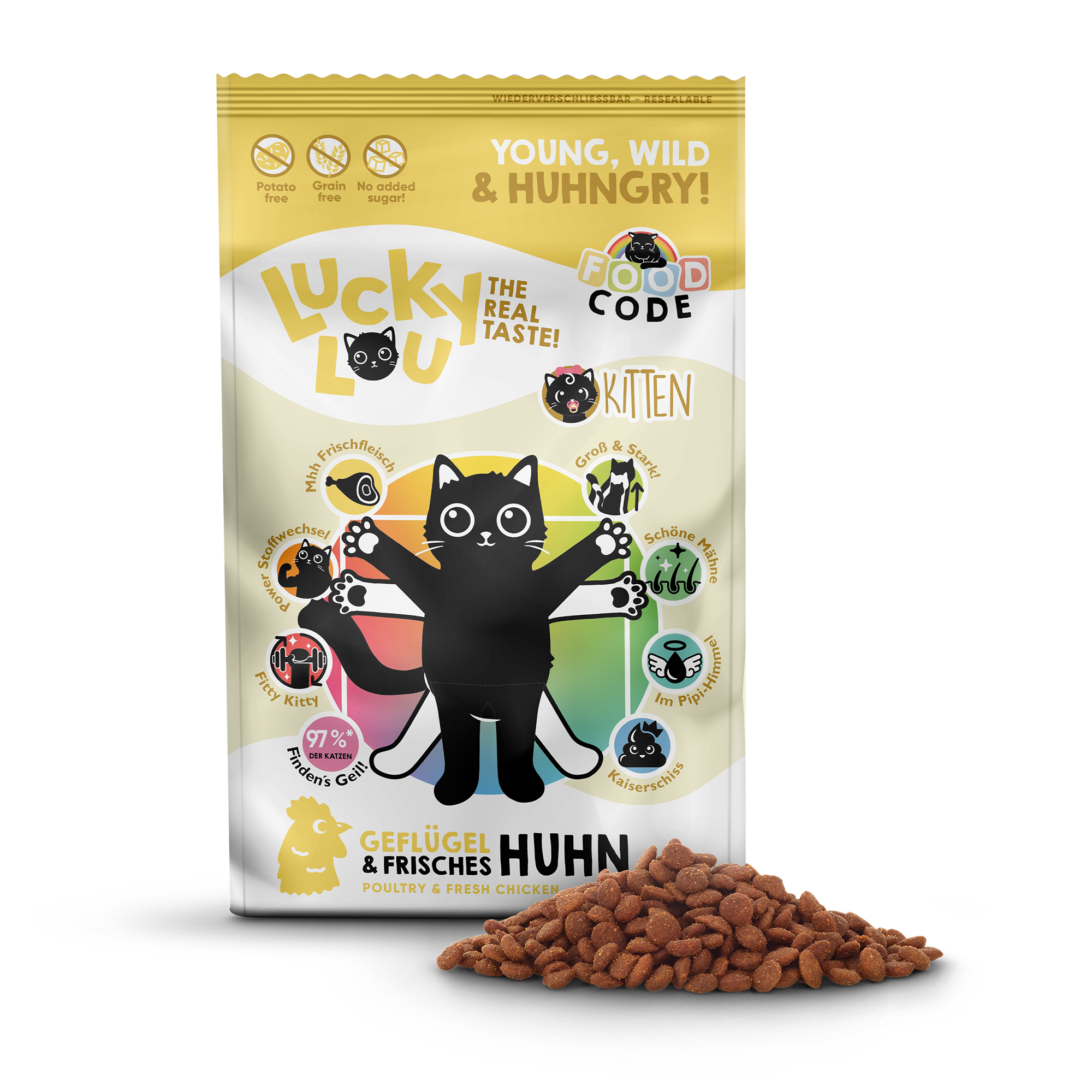 Katzenfutter Kitten Geflügel & Huhn 750 g